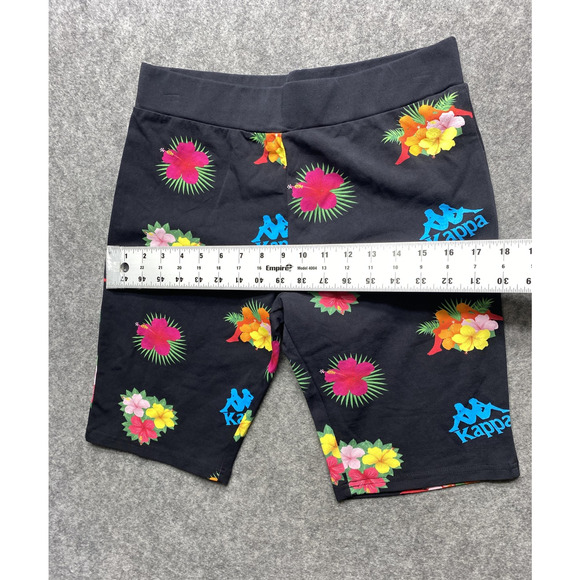 Kappa Shorts Womens Large Multicolor Hawaiian Floral Compression Skin Fit Waist - Picture 3 of 13